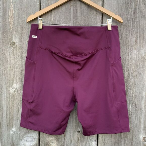 GIRLFRIEND COLLECTIVE Shorts Women's 3XL Mauve Biker Running High-Rise Athletic - Picture 3 of 7